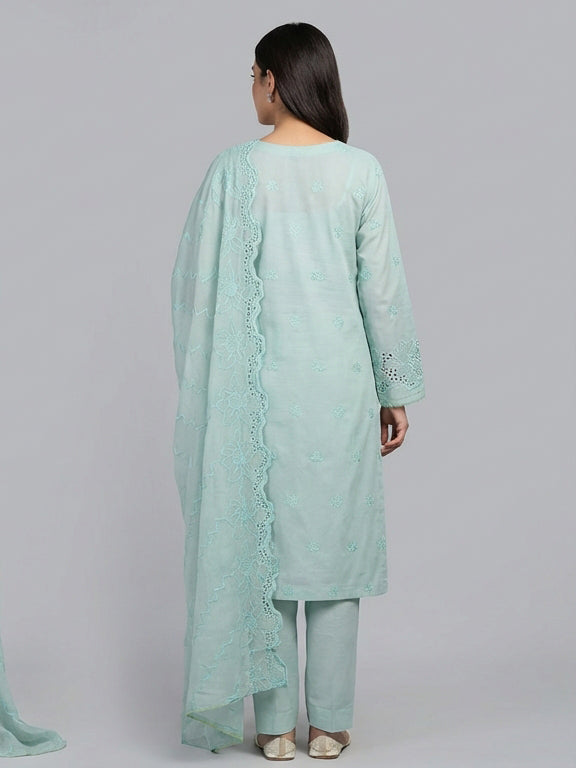 3 Piece - Embroidered Lawn Suit