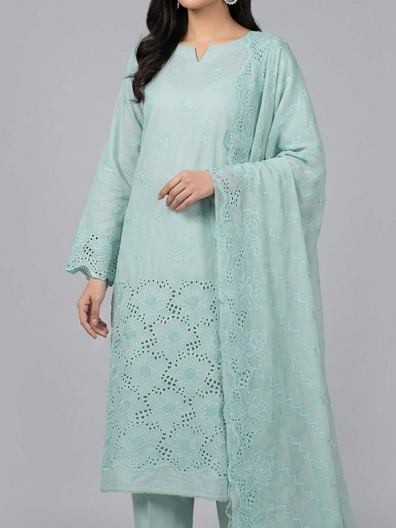 3 Piece - Embroidered Lawn Suit