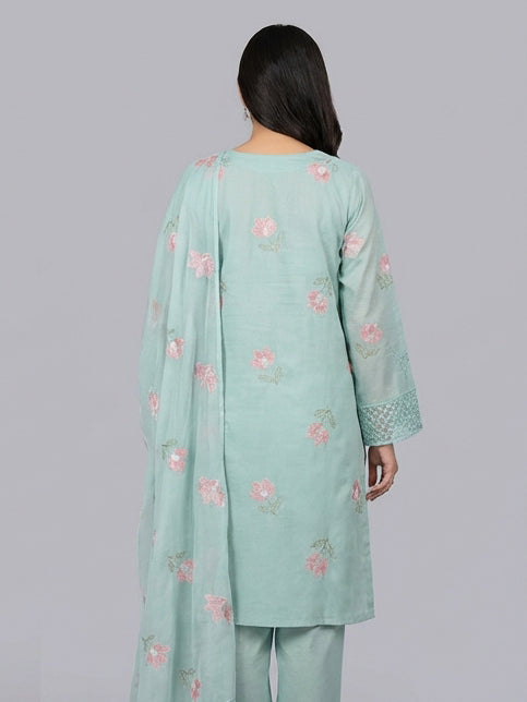 3 Piece - Embroidered Lawn Suit