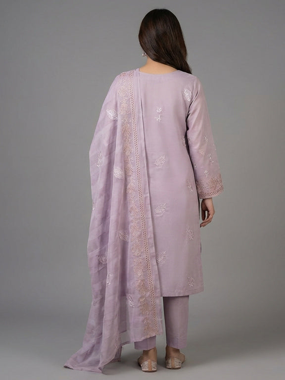 3 Piece - Embroidered Lawn Suit
