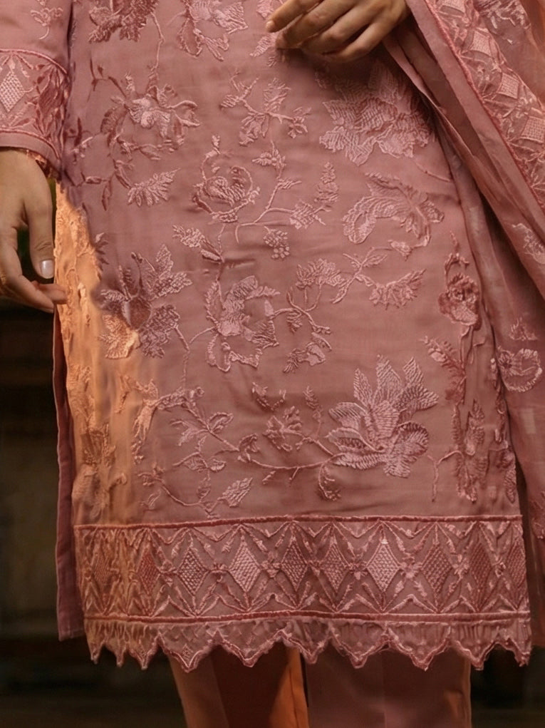 3 Piece - Embroidered Lawn Suit