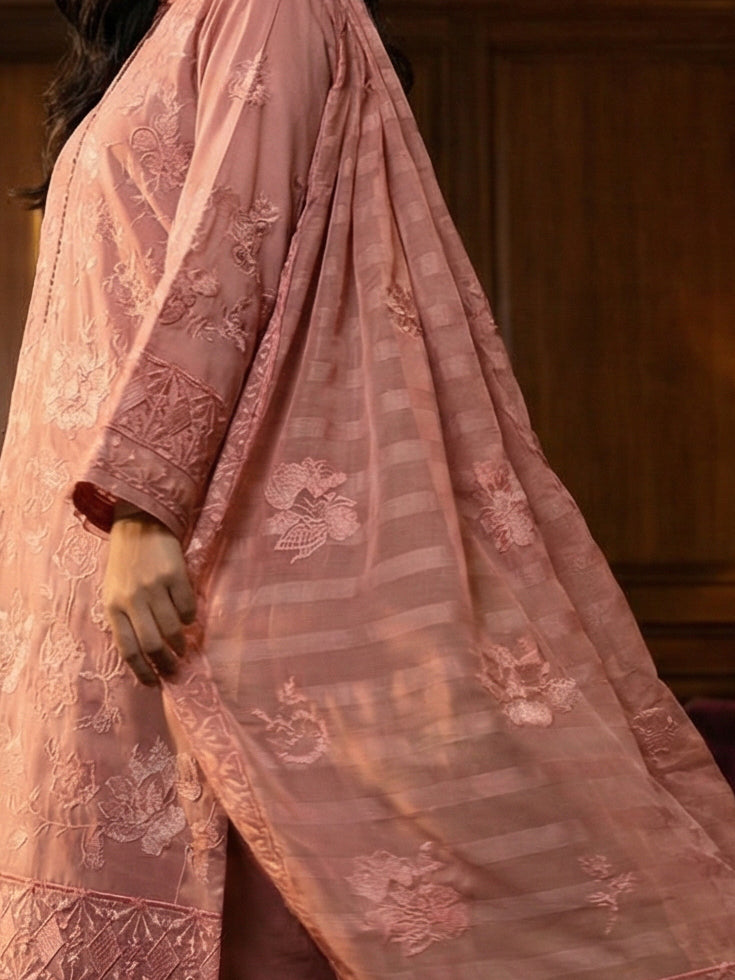 3 Piece - Embroidered Lawn Suit