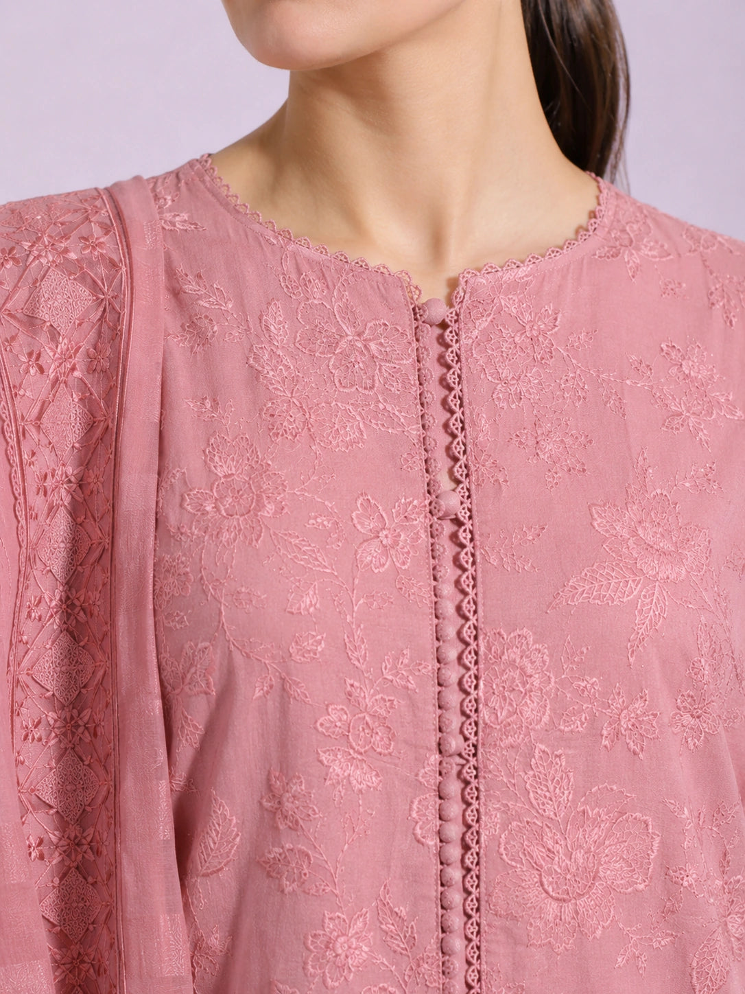 3 Piece - Embroidered Lawn Suit