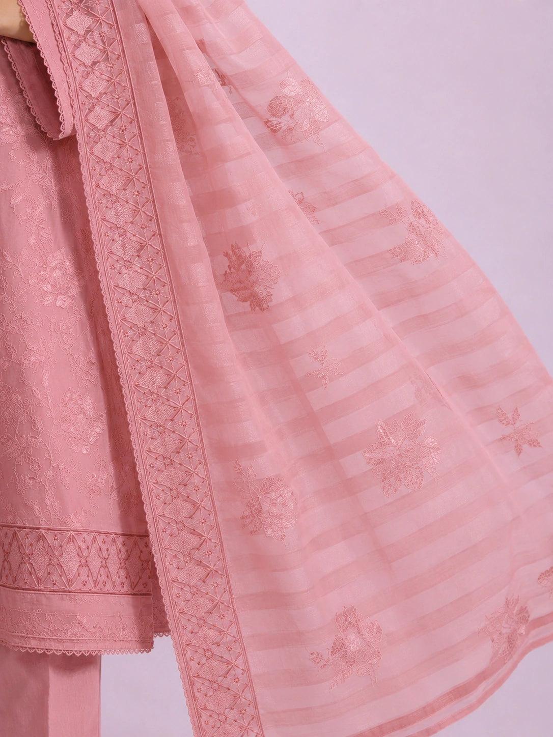 3 Piece - Embroidered Lawn Suit