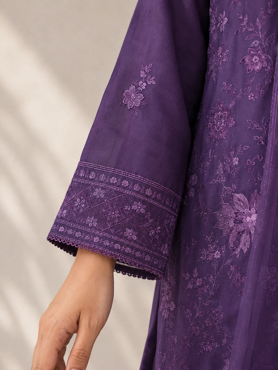3 Piece - Embroidered Lawn Suit