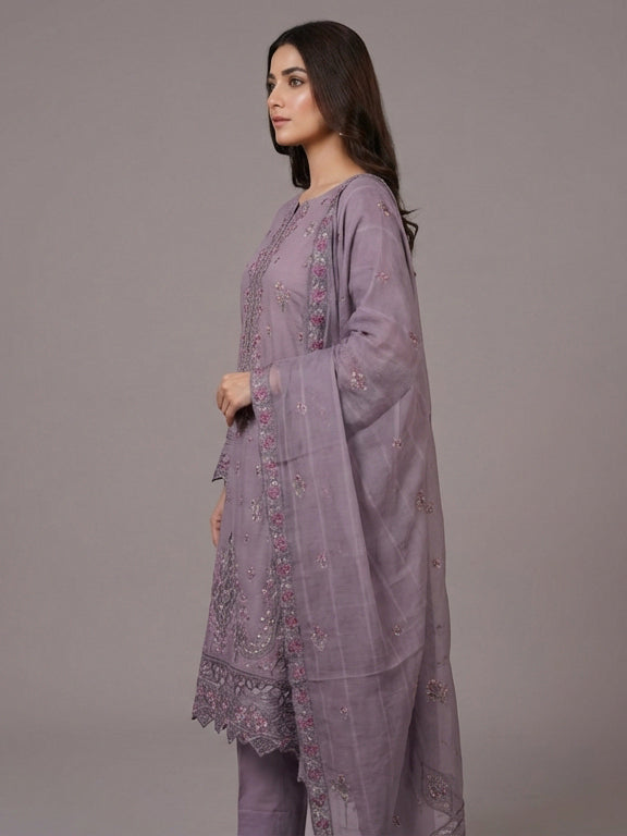 3 Piece - Embroidered Lawn Suit