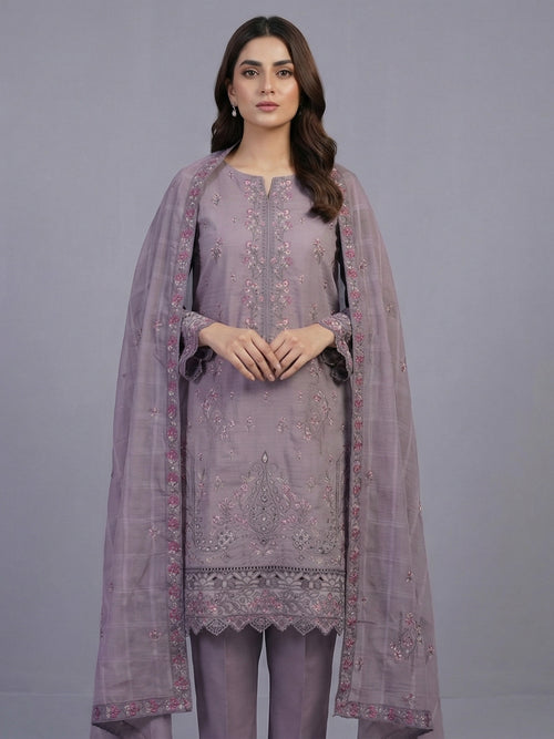 3 Piece - Embroidered Lawn Suit