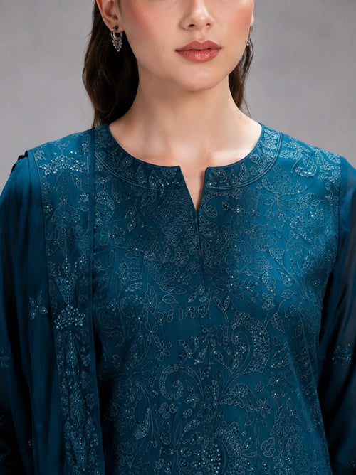 3 Piece - Embroidered Lawn 3 Piece