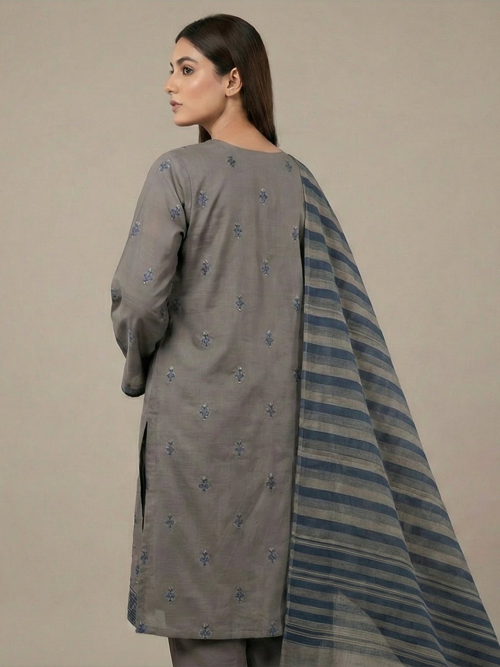 3 Piece - Embroidered Lawn Suit