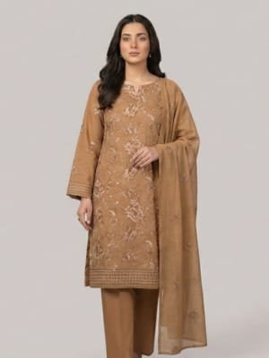 embroidered lawn 3 piece