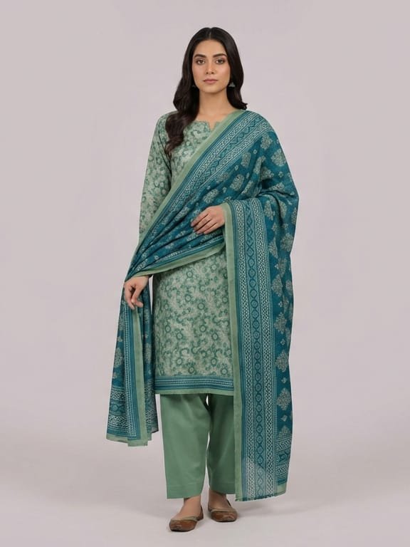 printed lawn 3 piece