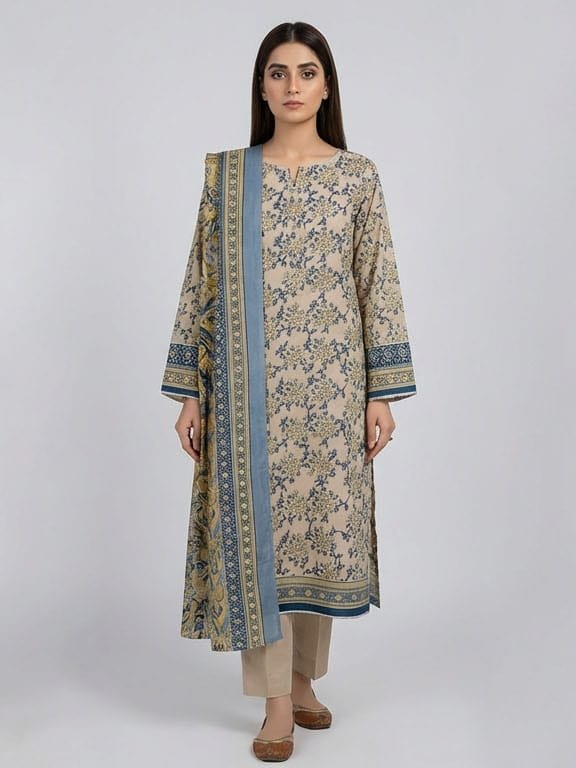 printed lawn 3 piece