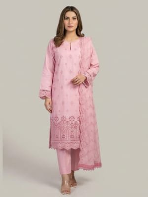 embroidered lawn 3 piece