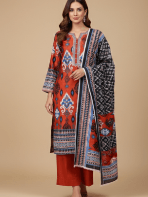 printed lawn 3 piece