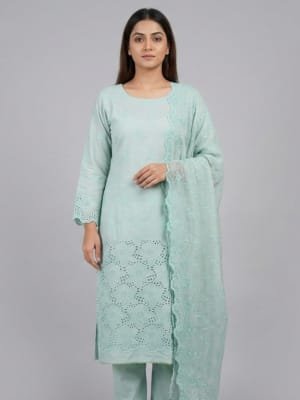 embroidered lawn 3 piece
